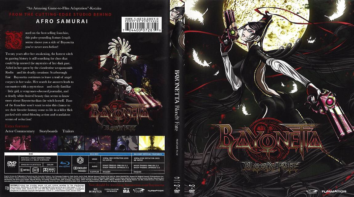 Bayonetta: Bloody Fate :: Box Art / Cover Scans | Sega / Shin